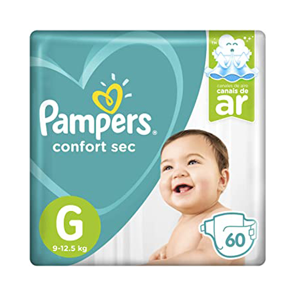 pampers.jpg Fraldas Pampers Confort Sec - G 20 Unidades - Imagem 1